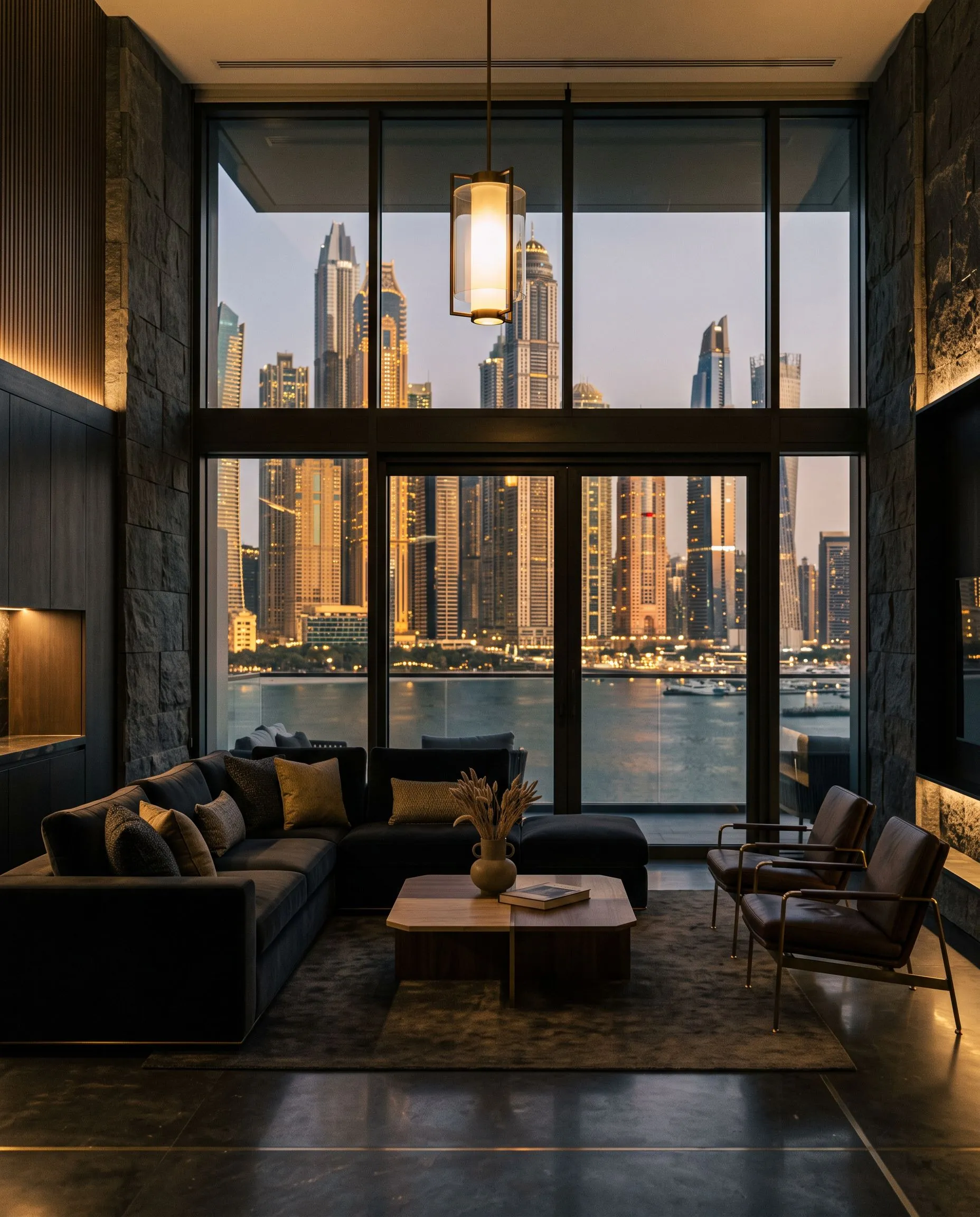 Luksusowy apartament w Dubaju z widokiem na Marinę